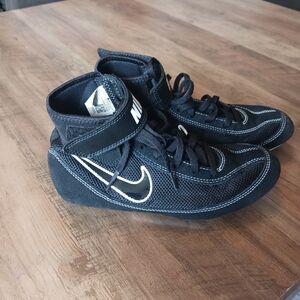 Wrestling Shoes Nike Kids Black Athletic Shoes